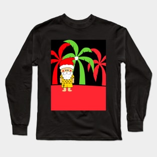 Tropical Christmas Long Sleeve T-Shirt